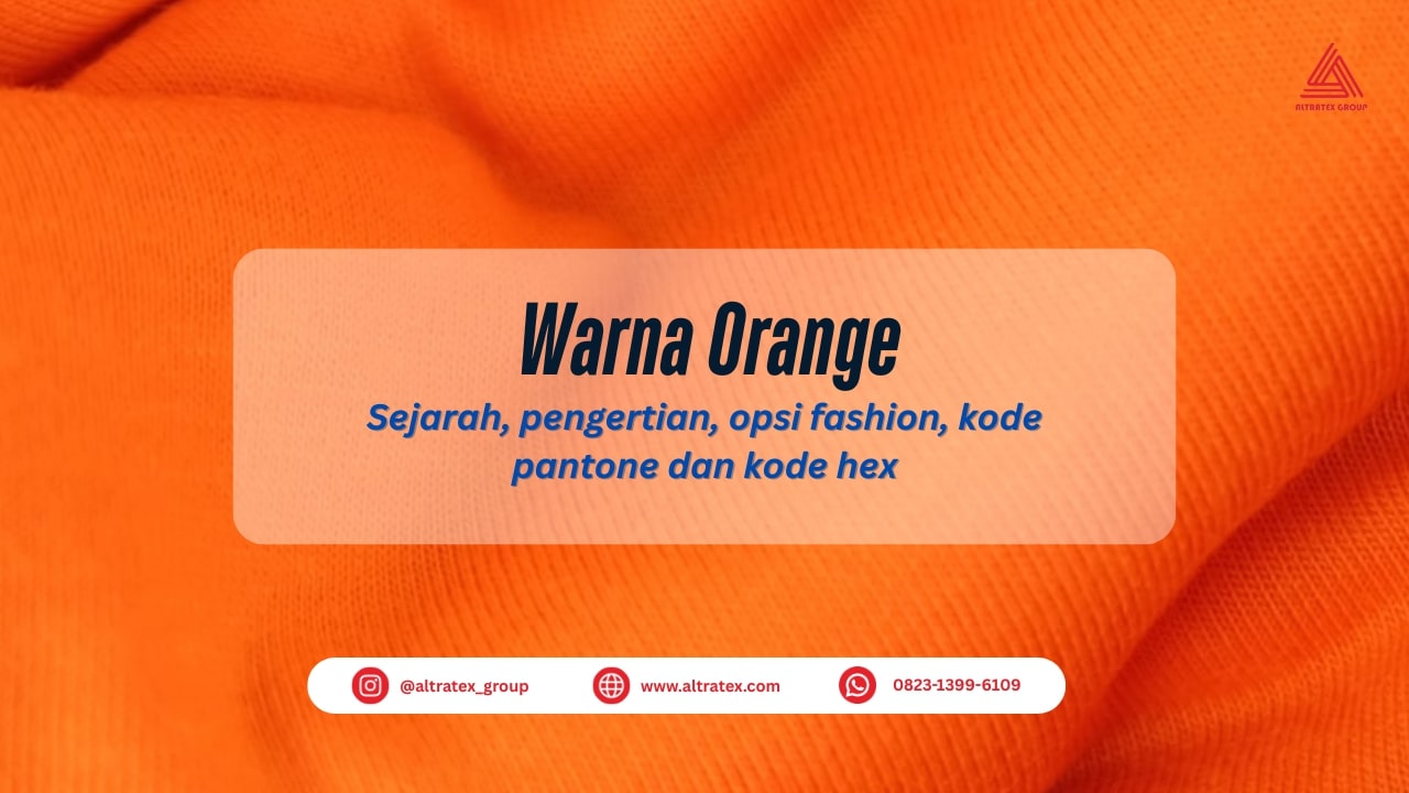 Orange (Tangerine Orange): Warna Segar yang Ceria, Populer, dan Penuh Energi