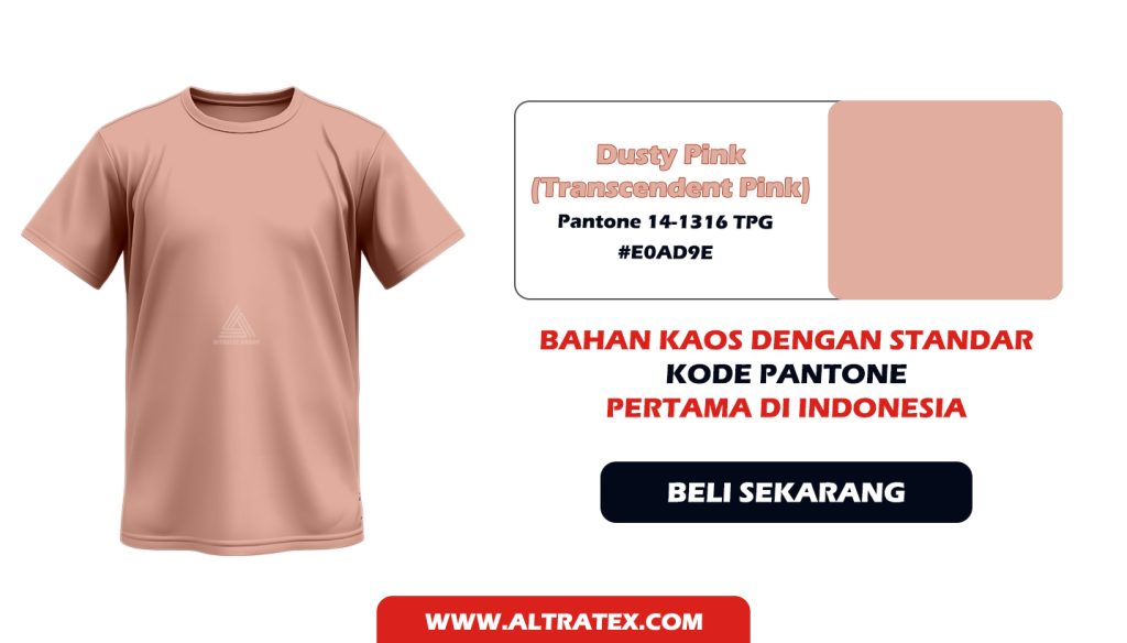 Warna Dusty Pink beserta kode hex dan pantone