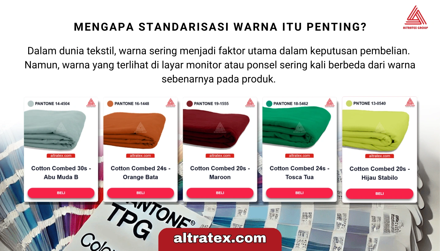 You are currently viewing Pantone TPG: Definisi dan 4 Kelebihan dalam Standarisasi Warna  untuk Pembelian Bahan Kaos Online