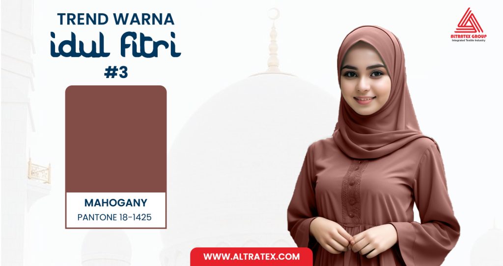 Tren Warna Baju Lebaran 2025 #3 - Coklat Mahogany