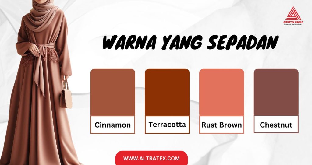 Warna Yang Sepadan Dengan Coklat Mahogany