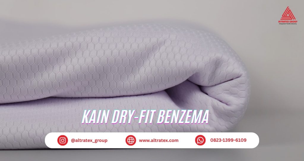 Kain Dryfit Benzema untuk jersey yang adem  – Motif Sarang Lebah, Adem Maksimal