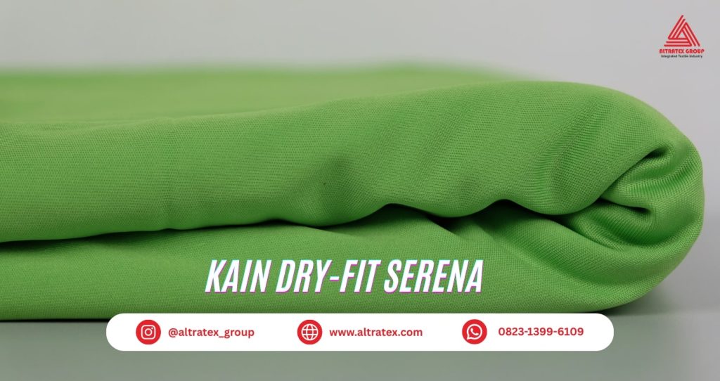 Kain Dryfit Serena untuk jersey yang adem – Tekstur Halus, Super Nyaman di Kulit