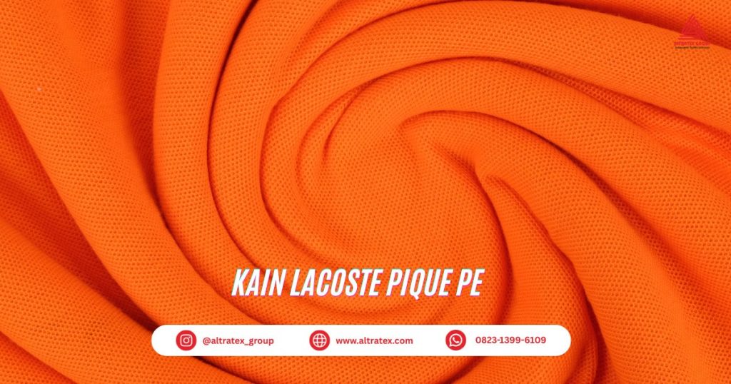 Bahan Kaos Polo Lacoste PE / Lacoste Pique PE