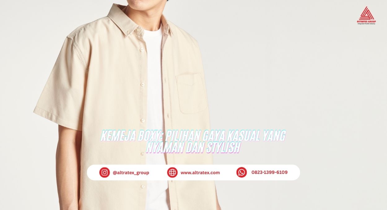 kemeja boxy