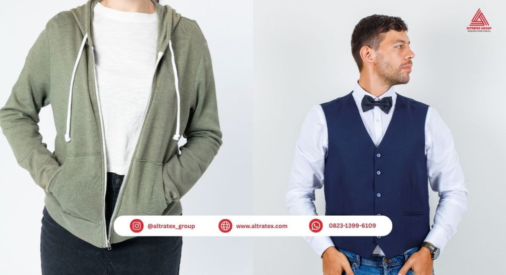 hoodie zipper & vest