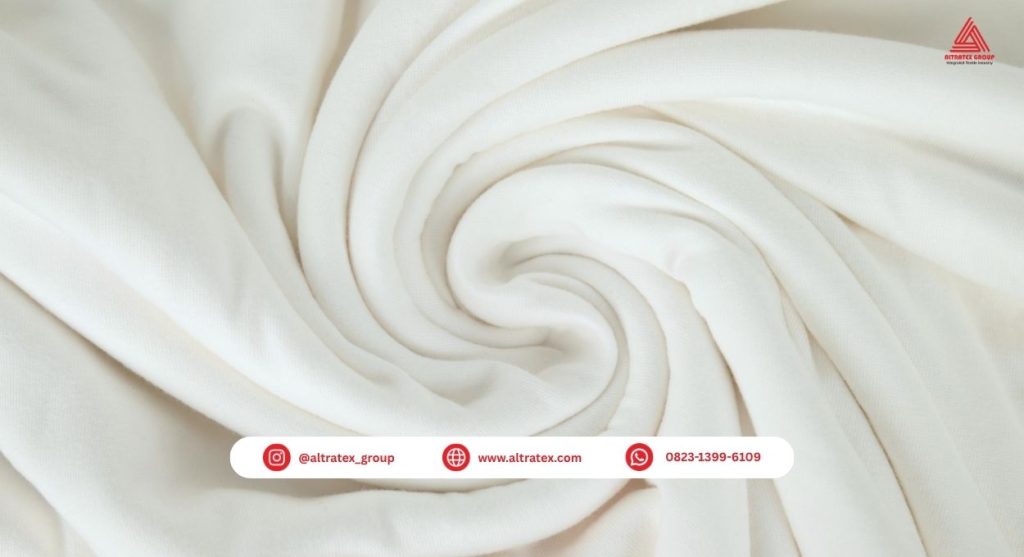 kain katun putih broken white